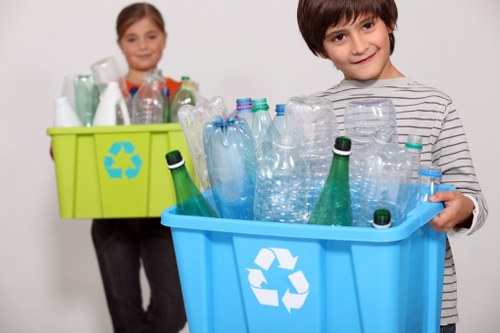 Eco-friendly recycling practices by a Wimbledon waste removal company